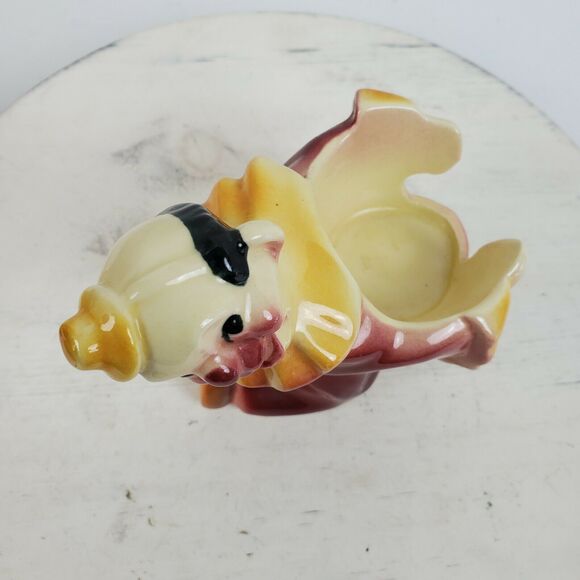 Vintage Shawnee Pottery Circus Clown Figurine 5x5x5.5" USA 619 Ceramic - Picture 5 of 6